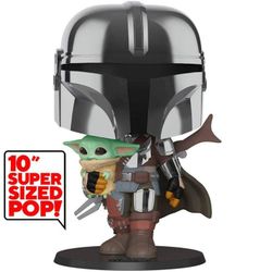 Funko Pop The Mandalorian Mando volando con Jet