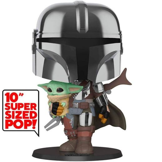 Funko Pop The Mandalorian Mando volando con Jet