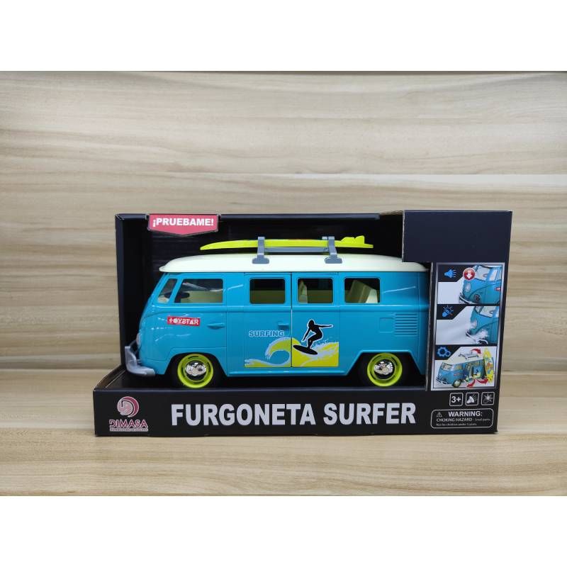 FURGONETA RETRO SURFING 1:14