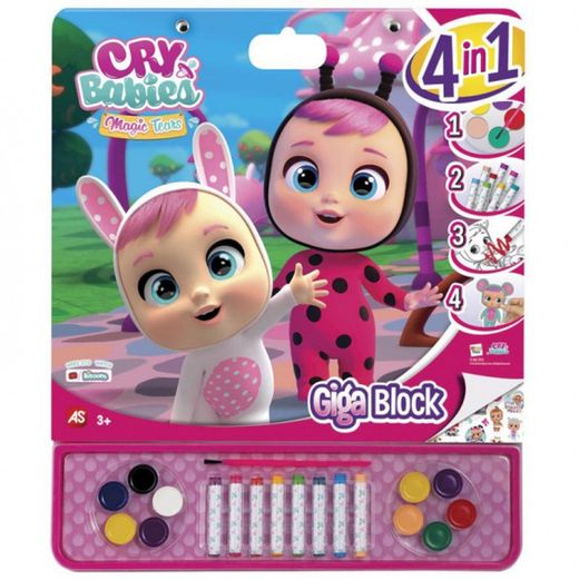 Giga Block 4 En 1 Bebes Llorones