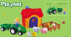GRANJA C/TRACTOR Y ANIMALES