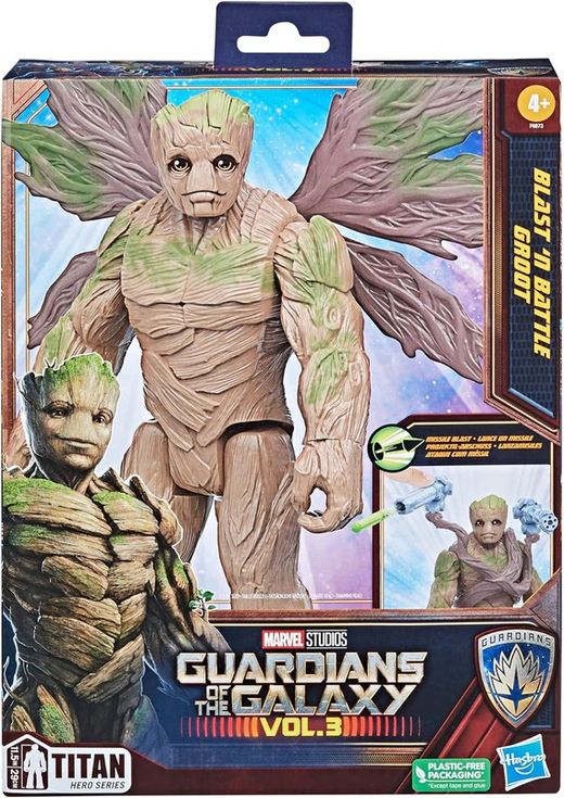 Guardianes De La Galaxia Figura Groot Batalla