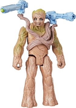 Guardianes De La Galaxia Figura Groot Batalla