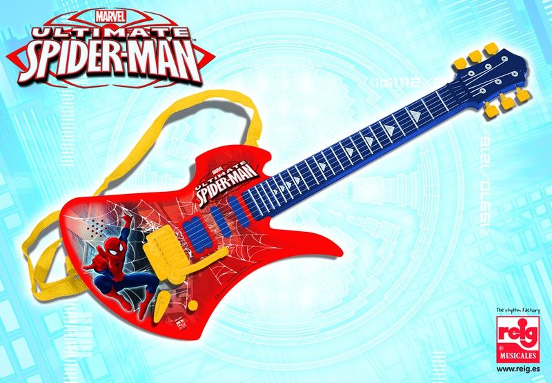 GUITARRA ELECTRONICA SPIDERMAN