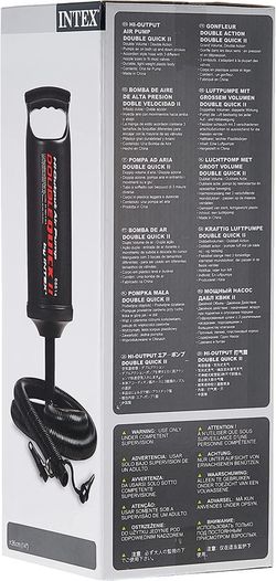 Kleine dubbele inflator 30c