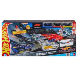 HOT WHEEL RACING F1 MOTORIZADA+3 COCHES