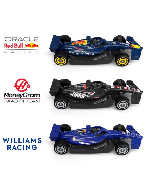 HOT WHEEL RACING F1 MOTORIZADA+3 COCHES