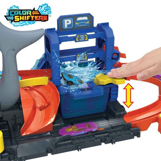 HOT WHEELS CITY TUNEL DE LAVABO TIBURON