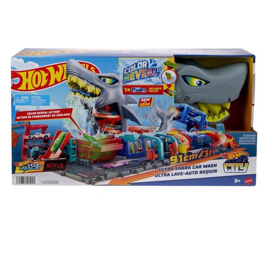 HOT WHEELS CITY TUNEL DE LAVABO TIBURON