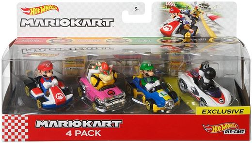 Ensemble Mario Kart Hot Wheels
