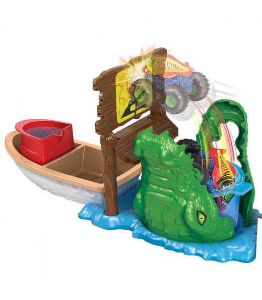 Hot Wheels Monster Trucks Color Shifters Cocodrilo