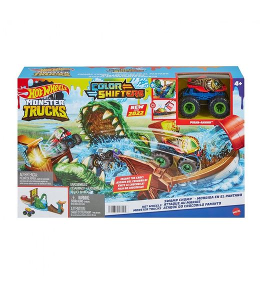 Hot Wheels Monster Trucks Color Shifters Cocodrilo