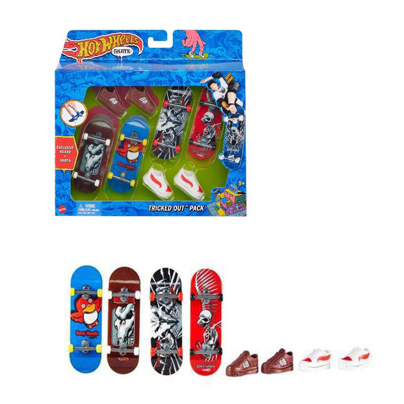 Hot Wheels Skate Pack 4 Surtido — DonDino juguetes