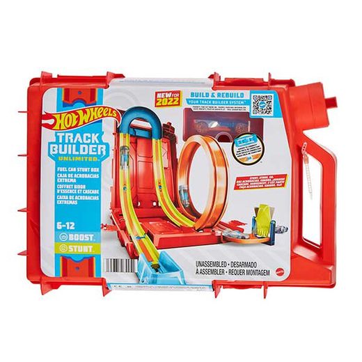 HOT WHEELS TRACK BUILDER CAJA LATA DE GASOLINA