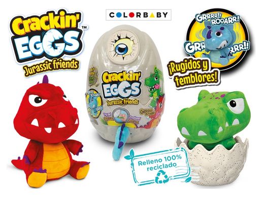 Huevo Sorpresa Peluche Dino Sonidos