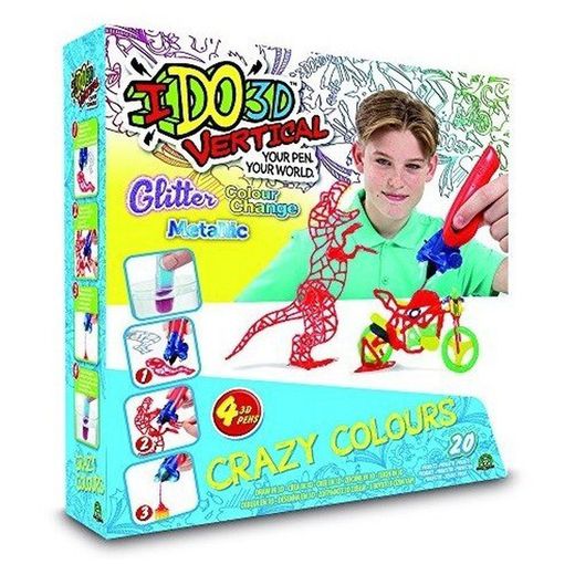 Ido 3D-Pack 4 Boligrafos 3D