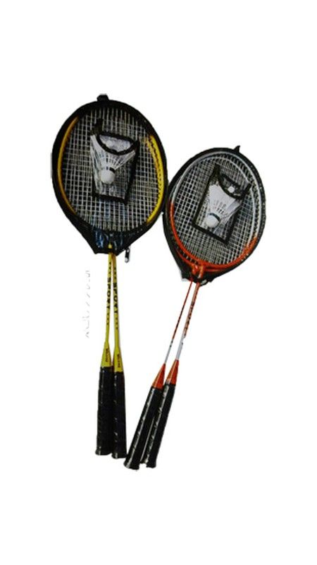 Gioco di badminton con copertina