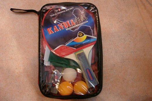 Juego 2 palas ping pong red+fun