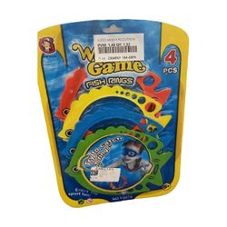 BLISTER 4 AROS PECES PISCINA