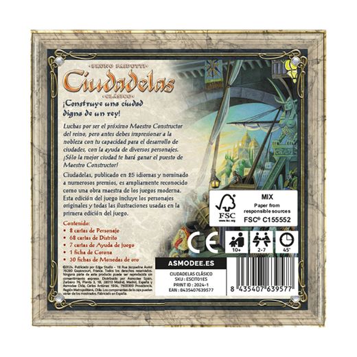 JUEGO CIUDADELAS CLASICO