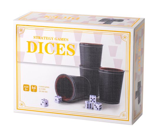 JUEGO DIGES C/4 CUBILETES