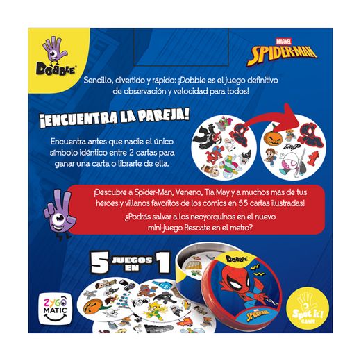 JUEGO DOBBLE SPIDERMAN