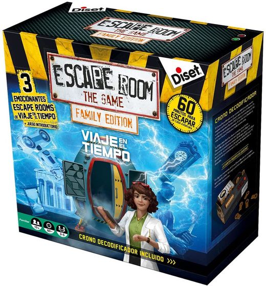 Diset - Juego Escape Room Viaje En El Tiempo Family