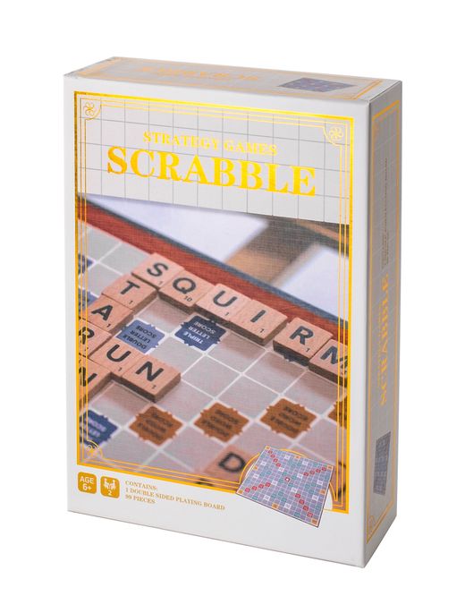 JUEGO SCRABBLE MADERA 4 JUGADORES