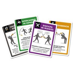 JUEGO VAMOS A PEGARNOS CON ESPADAS DE MENTIRA