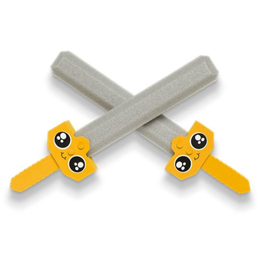 JUEGO VAMOS A PEGARNOS CON ESPADAS DE MENTIRA