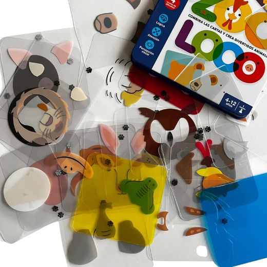JUEGOS INTELIGENTES ZOOLOCO CAJA METÁLICA
