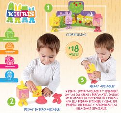 Kiddicubes 3 Personajes