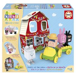 Kiddicubes 6 Characters And Tractor