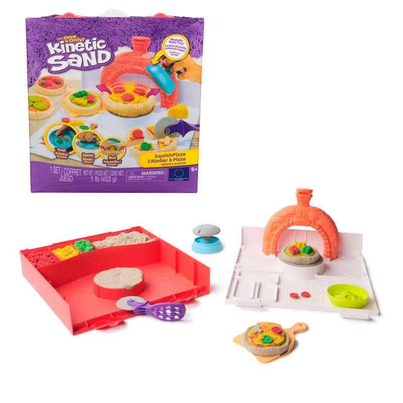 KINETIC SAND SQUISH PIZZA