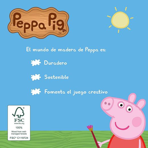 Peppa Pig Casa de Madeira