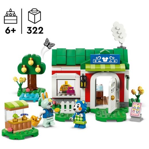 Lego Animal Crossing-Tienda Ropa Hermanas Manitas