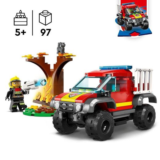 *Camión De Rescate 4X4 De Bomberos Lego