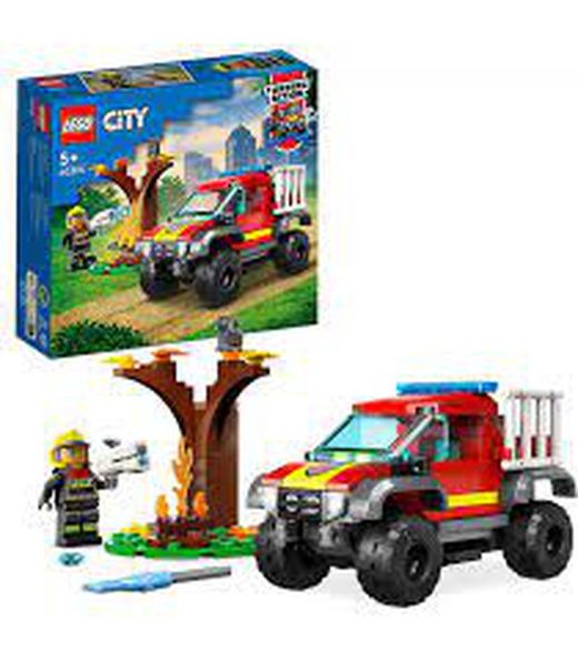 *Camión De Rescate 4X4 De Bomberos Lego