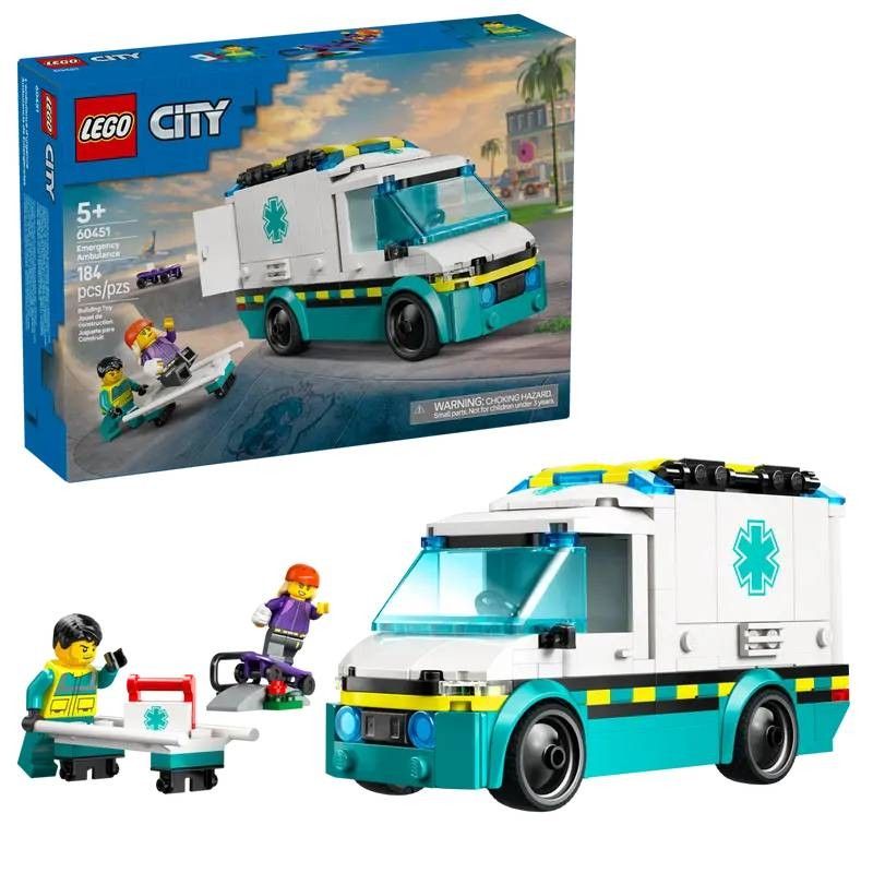 Lego City Great Vehicles-Ambulancia De Emergencias