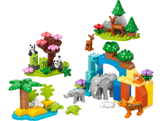 Lego Duplo Town-Familias De La Fauna Salvaje “3 En 1”