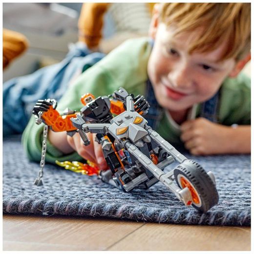 Meca Y Moto Del Motorista Fantasma Lego