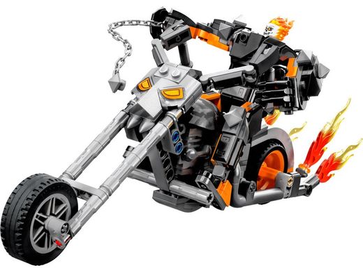 Meca Y Moto Del Motorista Fantasma Lego
