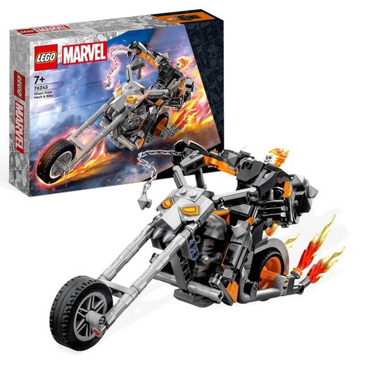 Meca Y Moto Del Motorista Fantasma Lego