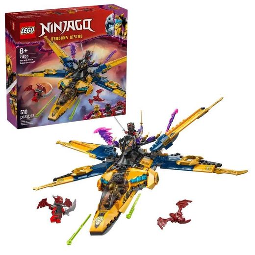 *NINJAGO-SUPER JET DE LA TORMENTA DE RAS Y ARIN