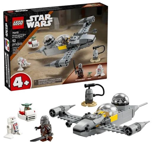 *STAR WARS TM-CAZA ESTELAR N-1 DE MANDO Y GROGU
