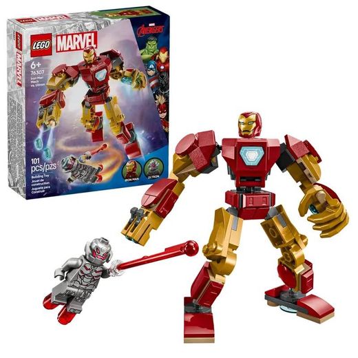 *SUPER HEROES MARV-ARMADURA ROB.IRON MAN VS ULTRON