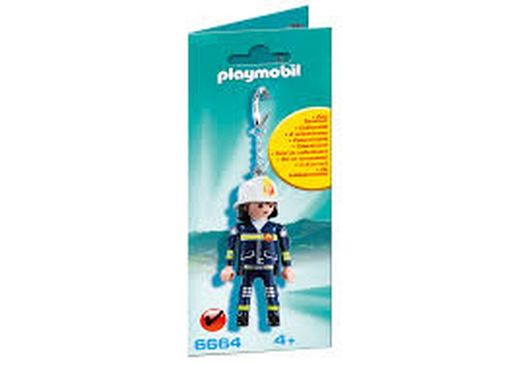 Portachiavi per vigili del fuoco Playmobil