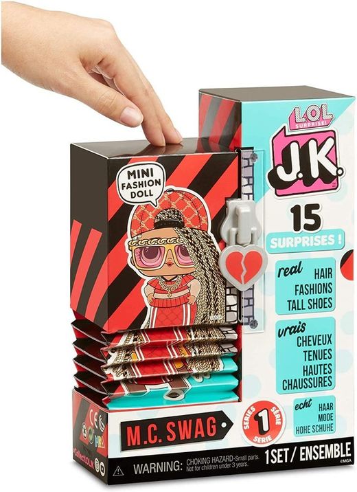 LOL Surprise Jk-Dolls sortiment 4 modeller