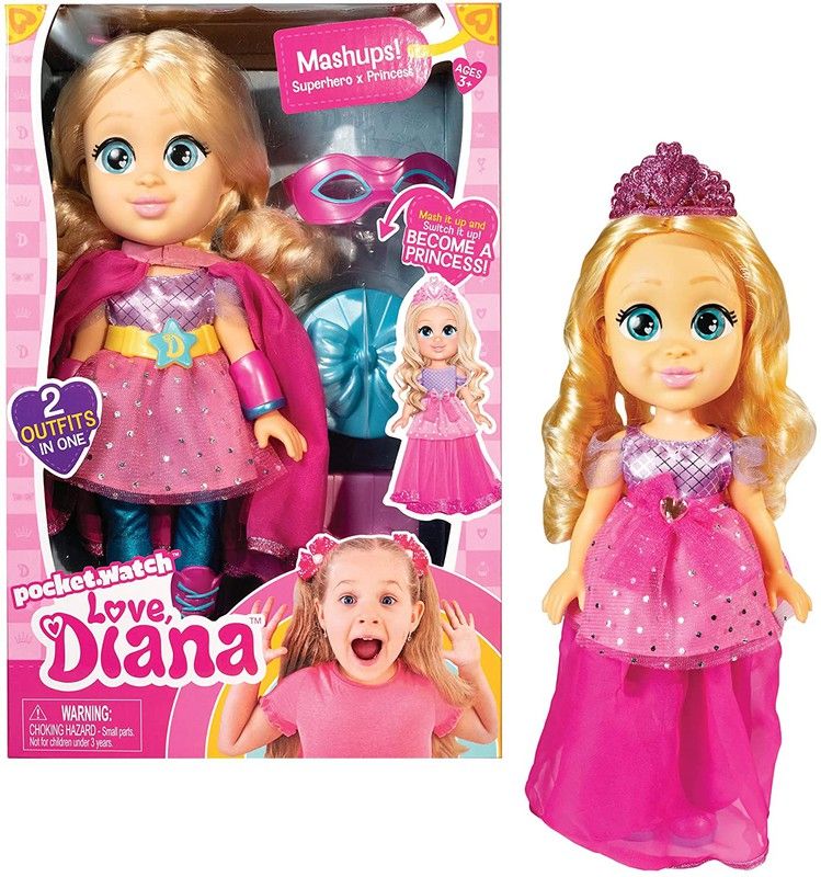 Love Diana Princesa/Super Heroe Famosa — DonDino juguetes