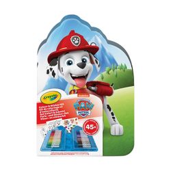 MALETÍN 45 PZAS Paw patrol COLOREAR CON STICKERS